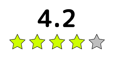 4.5の高評価